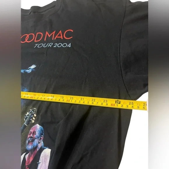 VINTAGE 2000s Fleetwood Mac Tour T-shirt 2004 / Streetwear / Tour Tees / Y2K - Picture 6 of 7